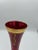 Late 19th Century Late 19th Century Moser Style Cranberry Glass Vase With Gilt and Applied Floral Decoration For Sale - Image 5 of 11
