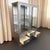 1940s 1940s Industrial Brushed Steel Double Wide Medical Apothecary Display Cabinet For Sale - Image 5 of 11