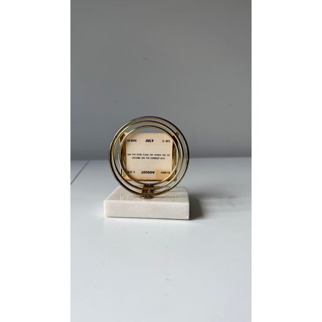 1940s 1940s Perpetual Desk Calendar For Sale - Image 5 of 10