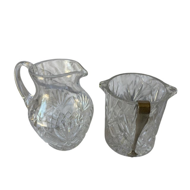 Longchamp Vintage Longchamp Wine Glasses, Pitcher & Ice Bucket W/Tongs, Set of 11pcs For Sale - Image 4 of 7