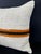 Contemporary Turkish Hemp Pillow Cushion Natural Beige Orange Cushion Cover 20x20 For Sale - Image 3 of 4