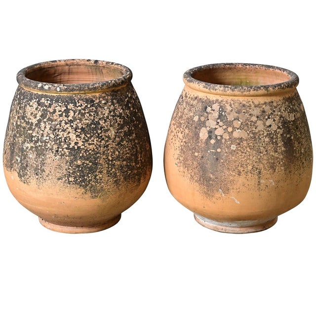 Pair of Provincial 19th Century Biot Terracotta Jars For Sale - Image 11 of 11
