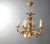 Vintage Gilt Metal Pineapple Leaf Chandelier, 1960s For Sale - Image 4 of 9