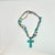 This stunning faux Turquoise Cross Pennant Beaded Necklace will become a favorite. It’s styled in the manner of Ralph...