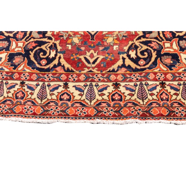 Semi-Antique Hand-Knotted Persian Bakhtiari Rug 5'5" X 8'9" For Sale - Image 9 of 18