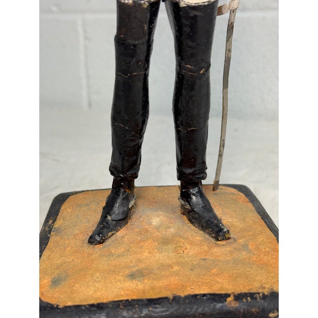 Antique 19th Century British Life Guard Troop Hand Carved Wood Sculpture Statue For Sale - Image 9 of 18