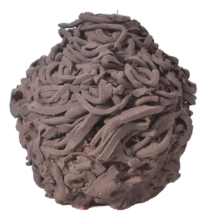 Black Vermiculated Vase