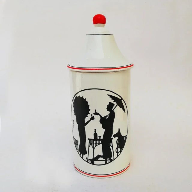 Lidded Container by Ugo Mochi for Cerartis Bontempo, 1980s For Sale - Image 11 of 11