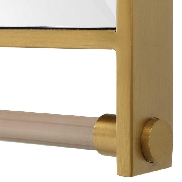 2020s Ripoll Antique Brass Mirror For Sale - Image 5 of 6