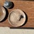 1980s Circular Bowl in Beige Petrified Wood with Black Spots, 1980s For Sale - Image 5 of 9