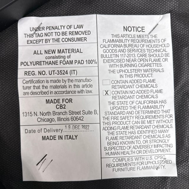 Omar De Biaggio for Cb2 Inesse Dining Chairs, Set of Four For Sale - Image 12 of 12