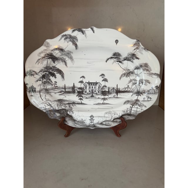 Transitional Juliska 18.5" "Country Estate" 18.5" Serving Platter For Sale - Image 3 of 3