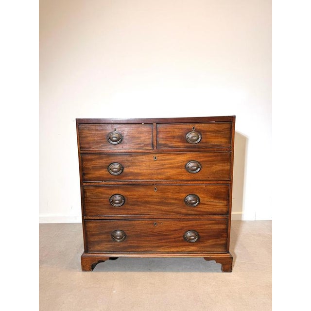 Antique Mahogany Chest of Drawers For Sale - Image 6 of 6