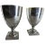 Williamsburg Shirley Pewter Pair of Goblets For Sale