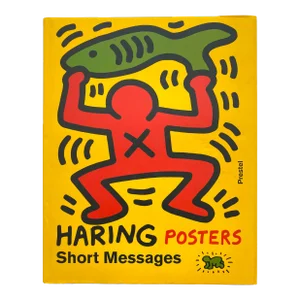 Keith Haring First Edition " Short Messages " Posters Catalogue Raisonne Landmark Volume Hardcover Pop Art Book