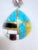 Red 1990s Handcrafted Southwestern Style Mosaic Pendant • Jasper, Aventurine, Onyx For Sale - Image 8 of 10