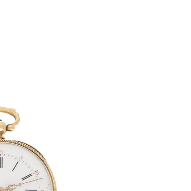 Pocket Watch In 18k Gold For Sale - Image 4 of 6