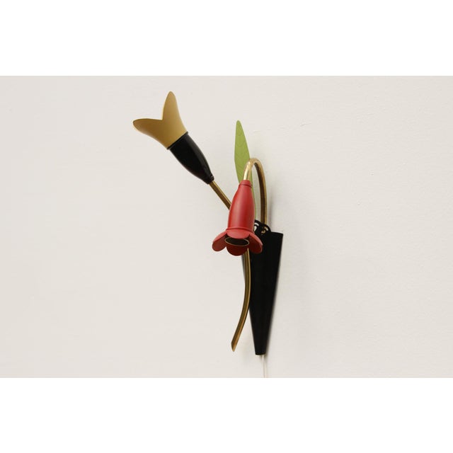 Mid-Century Modernist Wall Lamp, Germany, 1950s For Sale - Image 11 of 15