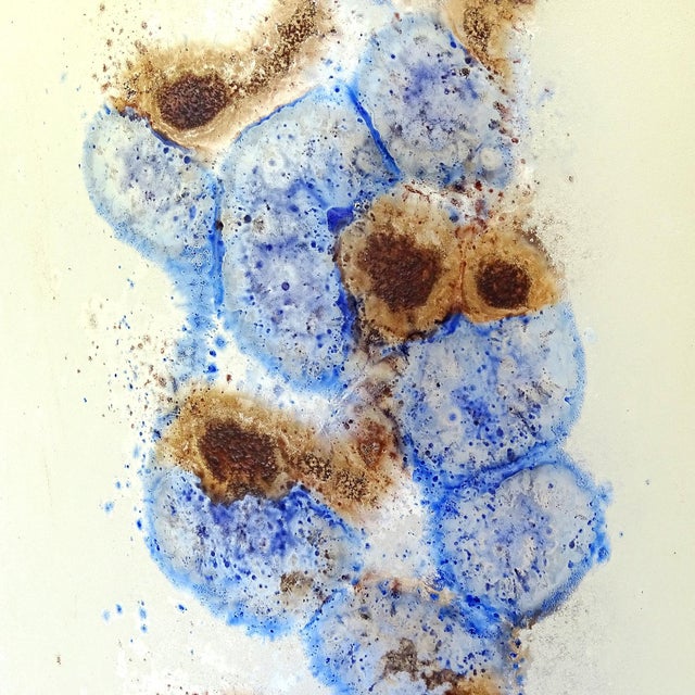 Late 20th Century Barbini Murano Signed Vintage Abstract Pattern Scavo Texture Italian Art Glass Cylinder Flower Vase For Sale - Image 5 of 9