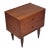 Vintage Original Mid-Century Modern Harmony House All Wood Walnut Nightstand (One) With Tapered Legs For Sale