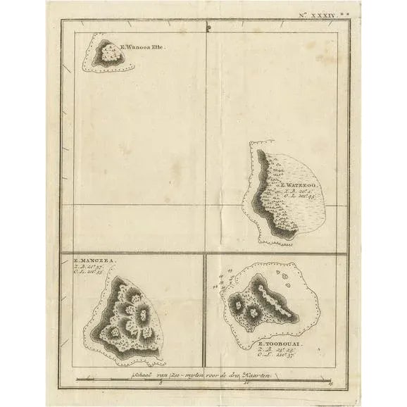 Antique Map of Islands, 1803 For Sale - Image 6 of 6