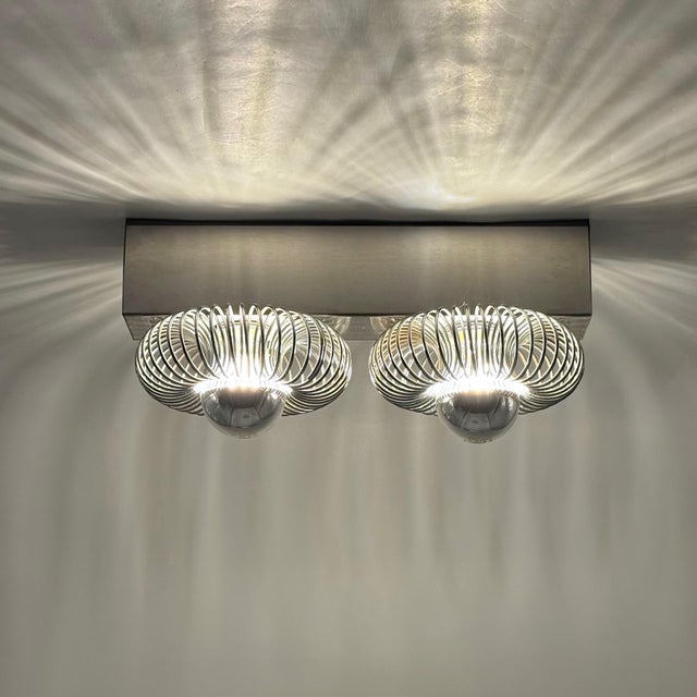 1970s Space Age Wall Light from Oxar, France, 1970s For Sale - Image 5 of 14