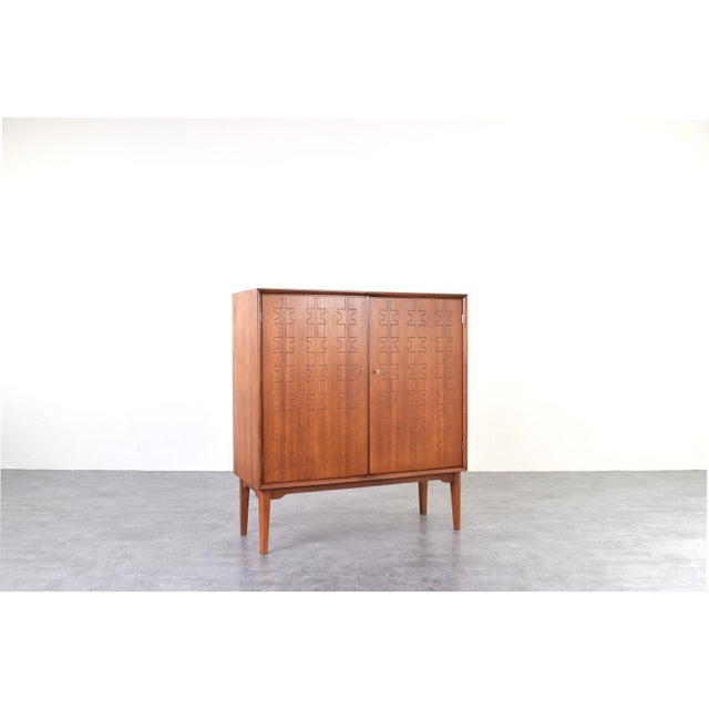 Mid-Century Modern Mid-Century Modern Teak Highboard by Rastad & Relling for Eidsfjord Møbelfabrikk, 1950s For Sale - Image 3 of 13