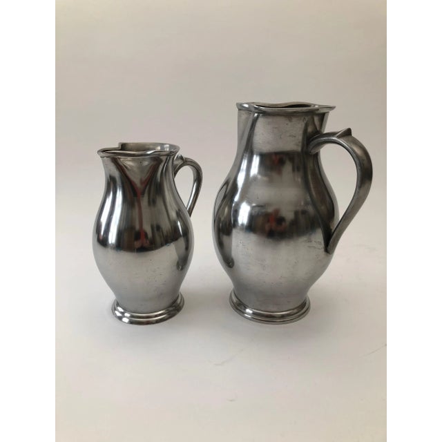 Gold Pewter Wine Jugs, 1837, Set of 2 For Sale - Image 8 of 16