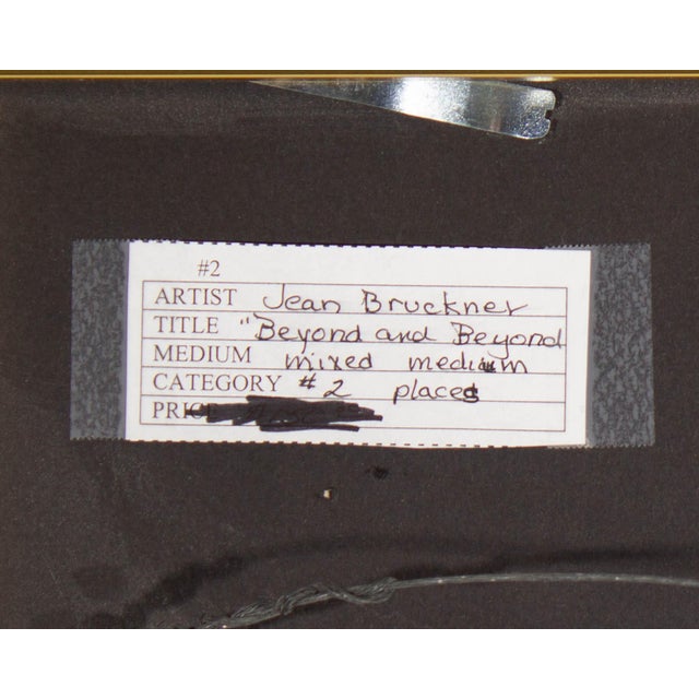 “Beyond and Beyond” Abstract Watercolor Painting by Norma Jean Bruckner For Sale - Image 4 of 8