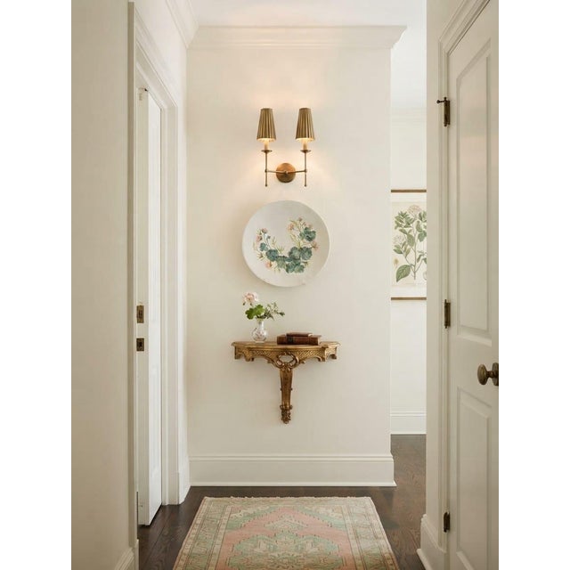 Off-white Vintage Hand-Painted Botanical Pelargonium 3d Relief Ceramic Platter For Sale - Image 8 of 12