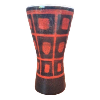 Glazed Terracotta Vase, West Germany, 1970s For Sale