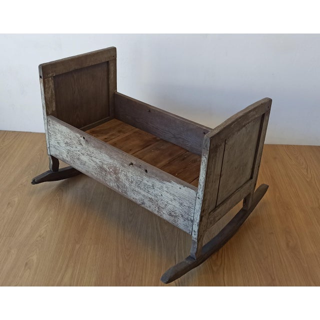 Vintage Cradle, 1930s For Sale - Image 17 of 18