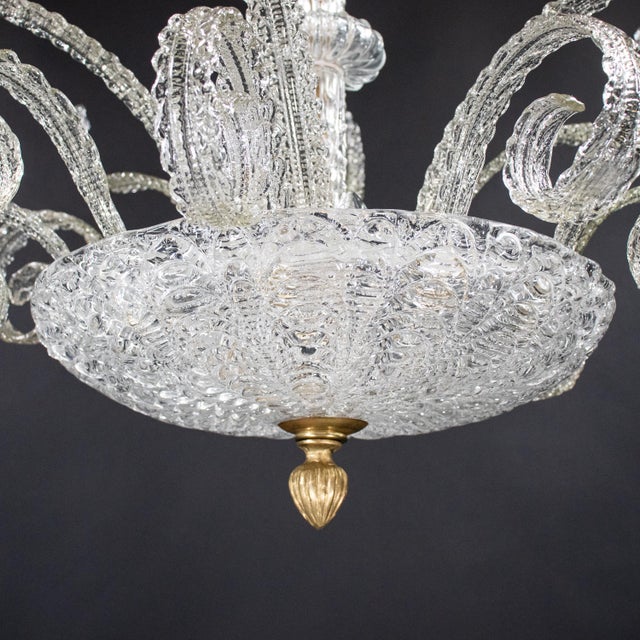 Important 1940s Medusa Murano Chandelier Attributed to Ercole Barovier For Sale - Image 17 of 18