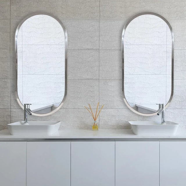 Capsule Stainless Steel Mirror For Sale - Image 9 of 10