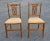 Set of Four Edwardian Satinwood Inlaid Side Chairs For Sale - Image 4 of 11