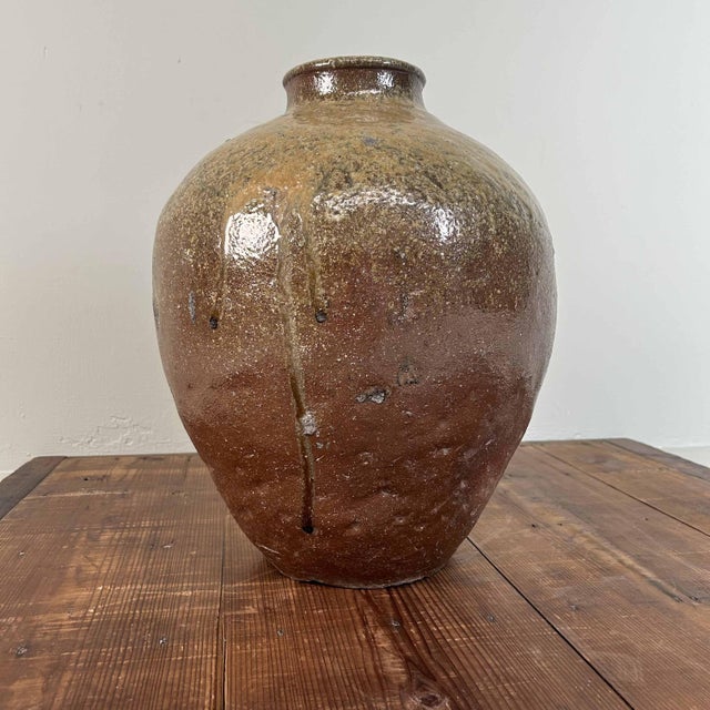 Shigaraki Tsubo Vase, Japan, 1920s For Sale - Image 3 of 11