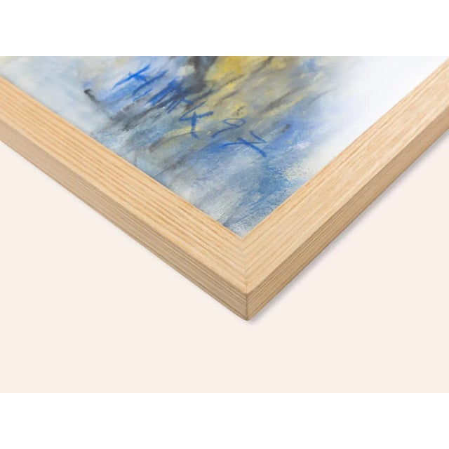 In the Mountains, Mixed Media on Cardboard, Framed For Sale - Image 6 of 8