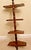 Showcase your favorite collectibles with this **Vintage Mid-Century Modern Wooden 4-Tier Wall Mounted Hanging Display...