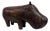 Vintage Leather Hippo by Dimitri Omersa for Liberty and Abercrombie and Fitch, 1970s For Sale