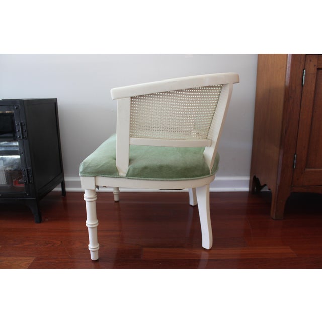 Bamboo Accent Club Chair | Chairish