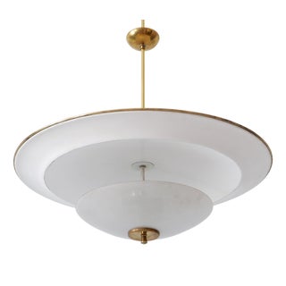 Large Mid-Century Modern UFO Ceiling or Pendant Lamp, Germany, 1950s For Sale