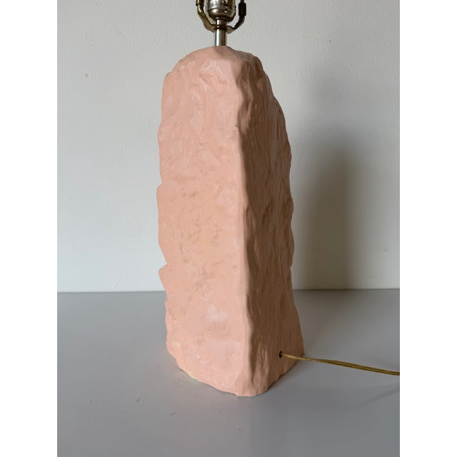 1980s Native American Figure Sculptural Ceramic Table Lamp For Sale - Image 9 of 12
