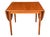 Vintage Danish Modern Teak Dining Table With Carved Tapered Legs For Sale In Los Angeles - Image 6 of 18