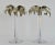 Contemporary English William Yeoward "Alexis" 14" Crystal & Silver Topped Palm Tree Candle Holders - Pair For Sale - Image 3 of 15