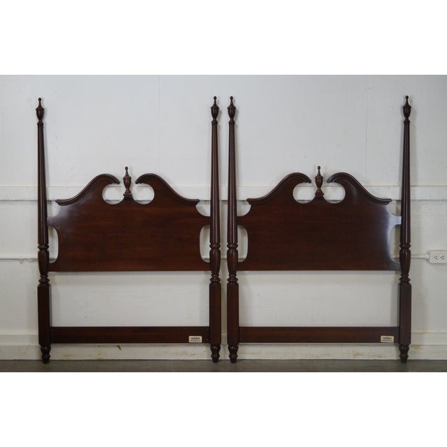 Ethan Allen Twin Headboards A Pair Chairish
