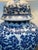 Blue & White Ginger Jar Table Lamps, Pair For Sale - Image 9 of 12