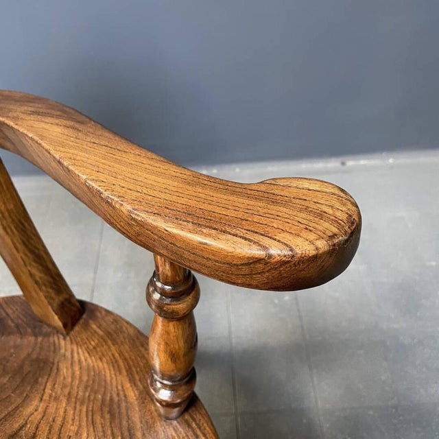 Antique English Elm Windsor Chair For Sale - Image 18 of 18