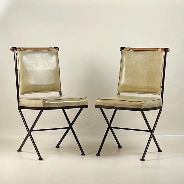Pair of 'Los Feliz' Dining or Side Chairs by Design Frères For Sale In Los Angeles - Image 6 of 11