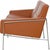 3303 Two-Seater Sofa in Cognac Leather by Arne Jacobsen, 1980s For Sale - Image 4 of 18