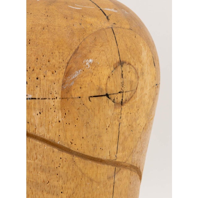 Millinery Head Block Mannequin, Circa 1940 For Sale - Image 4 of 11